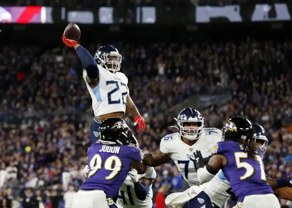 #10. 2019: Tennessee Titans (6) @ Baltimore Ravens (1) tennessee titans