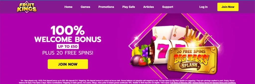 FruitKings sticky bonus