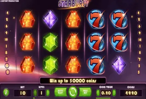 Starburst slot game