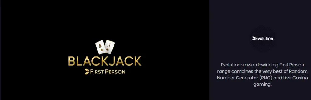 Blackjack by Evolution Gaming