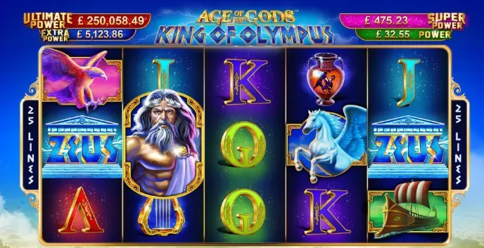 Age of the Gods King of Olympus slot game