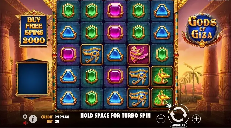 Gods of Giza slot game