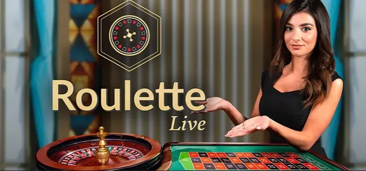 Live roulette at an online casino site