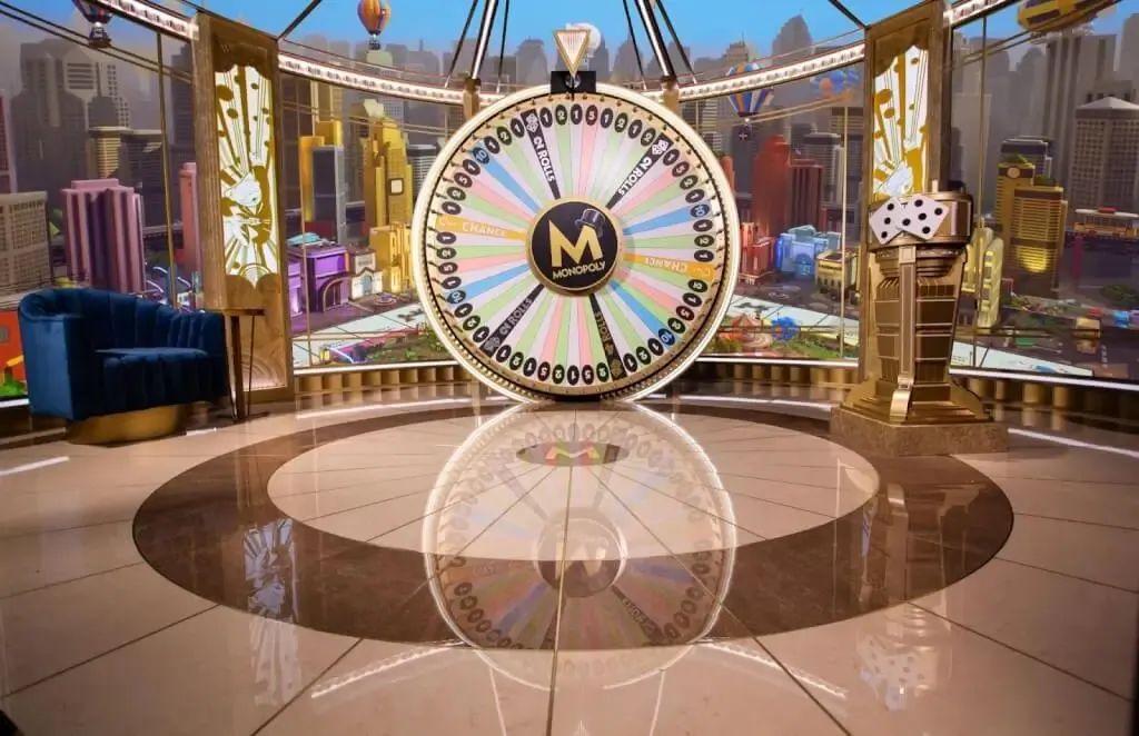 Monopoly roulette wheel