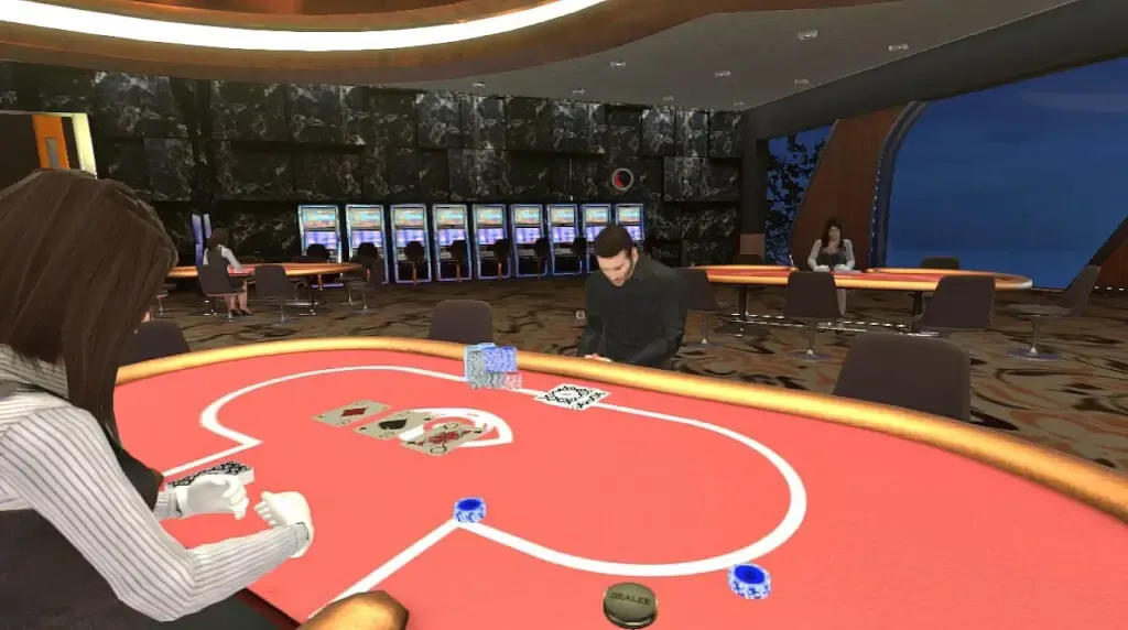 VR live casino room