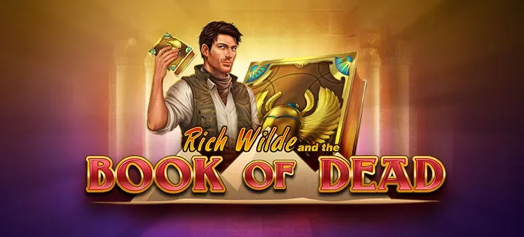 Rich Wilde - Banner with treasure and book.