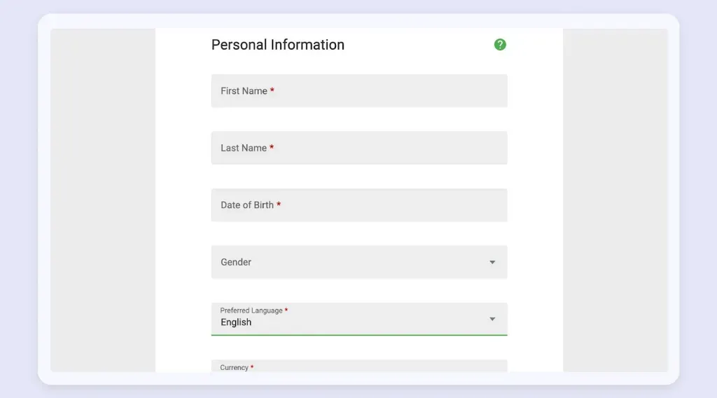 Image 161 - Form screenshot with personal information fields.