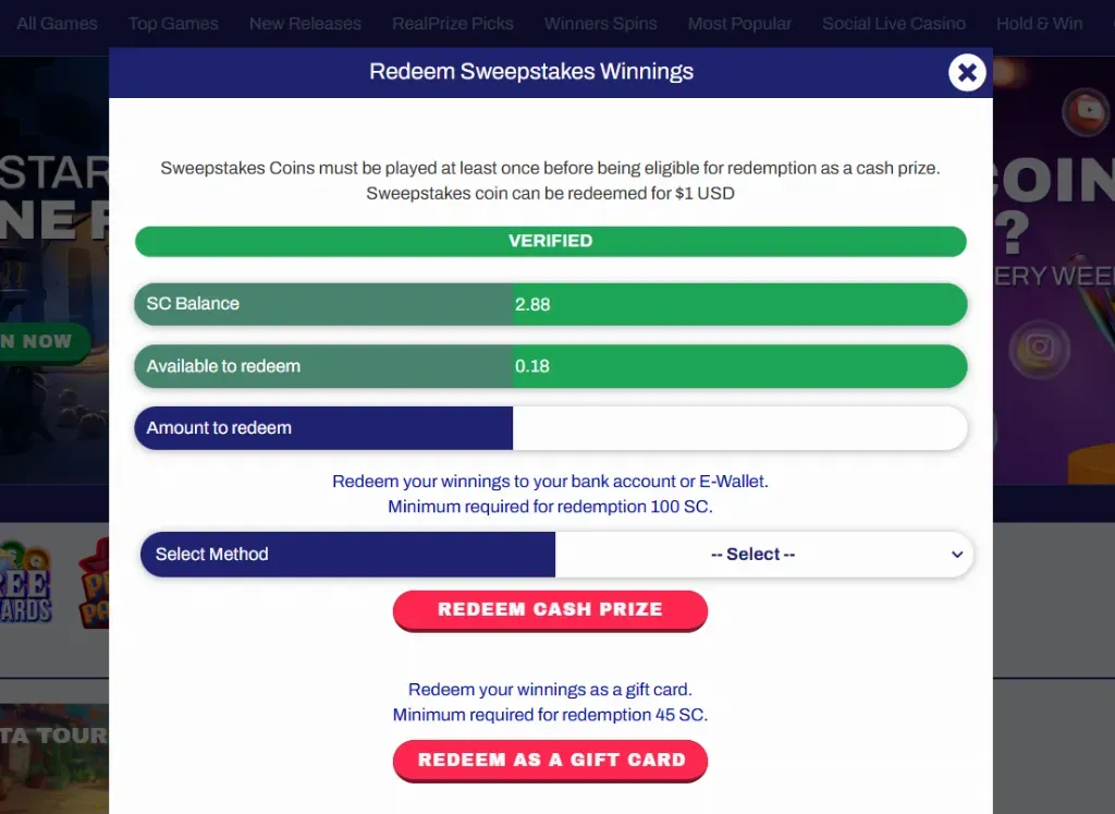 Image 17 - Screenshot with balance details.