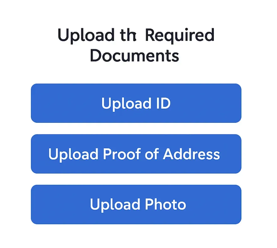 Image 62 - Banner with document upload options.