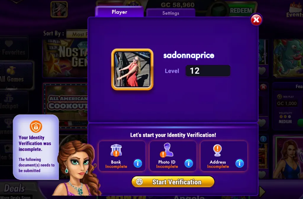 Image 82 - Portrait with player profile details.