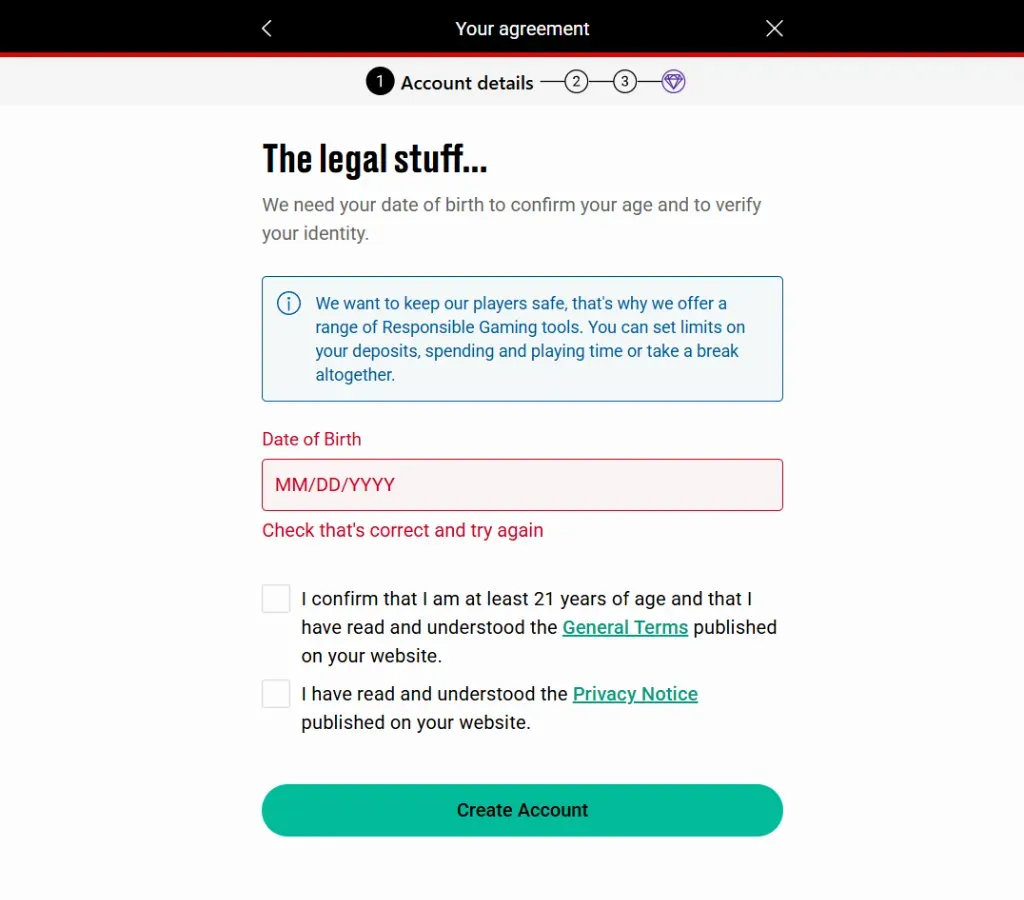 Casino Registration - image