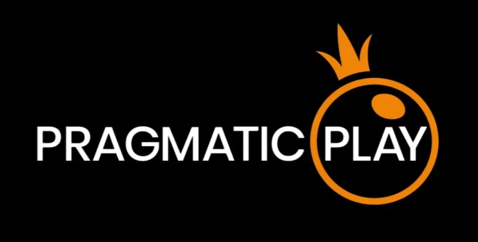 Pragmatic Play - Logo with orange crown design.