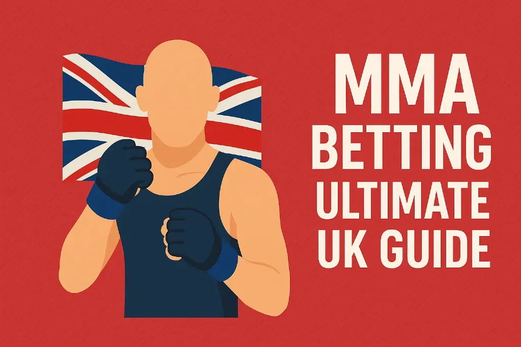 MMA Betting - Banner with UK flag background.