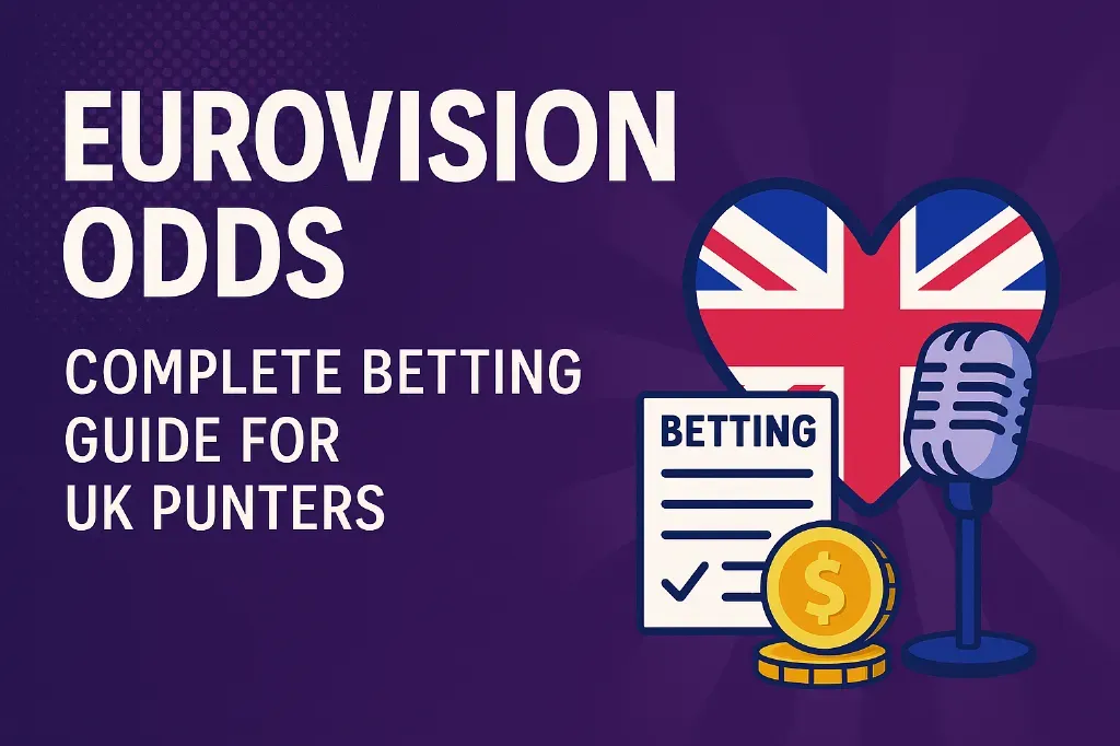 Eurovision Odds - Banner with betting guide elements.