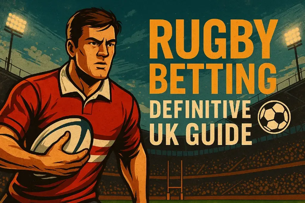 Rugby Betting - Banner with player holding ball