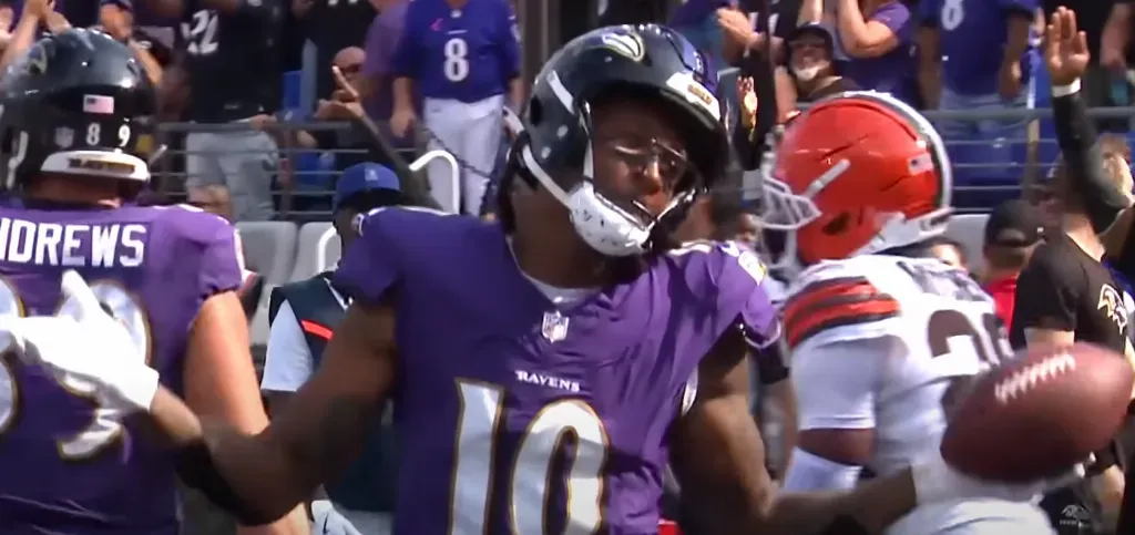 Ravens TD vs Browns
