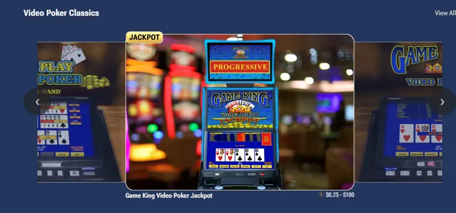 Horseshoe Casino Video Poker