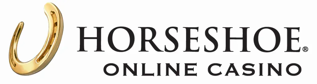 Horseshoe - Logo with a gold horseshoe icon.