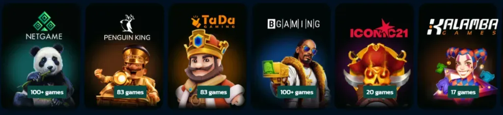 Game providers SweepShark