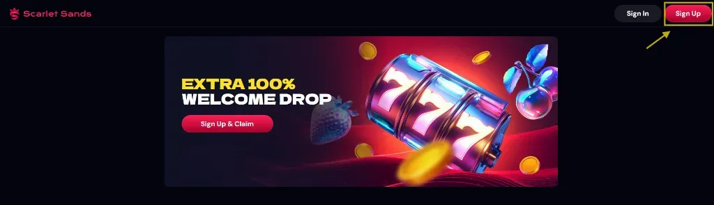 Scarlet Sands - sign up