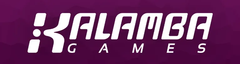 Kalamba Games - Logo with purple background.