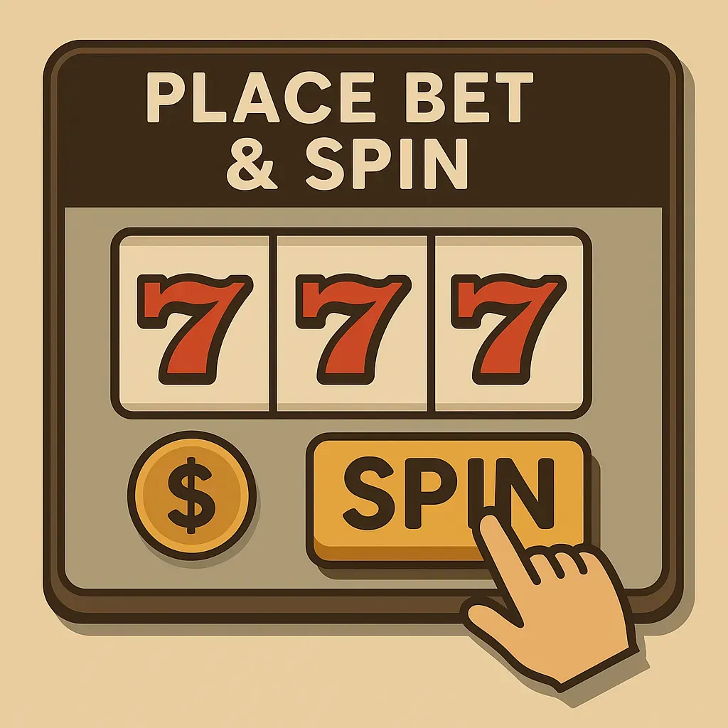 Image 269 - Illustration of a slot machine with buttons.