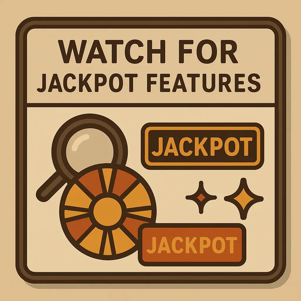 Image 270 - Banner with jackpot features and icons.