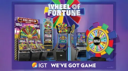 IGT - Product Photo with Wheel of Fortune slots