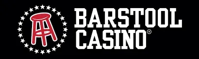 Barstool Casino - Logo with black background.