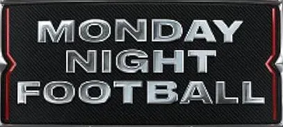 Monday Night Football - Logo with silver text.