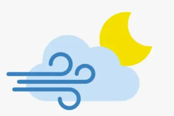 Image 82 - Icon with cloud and wind elements.