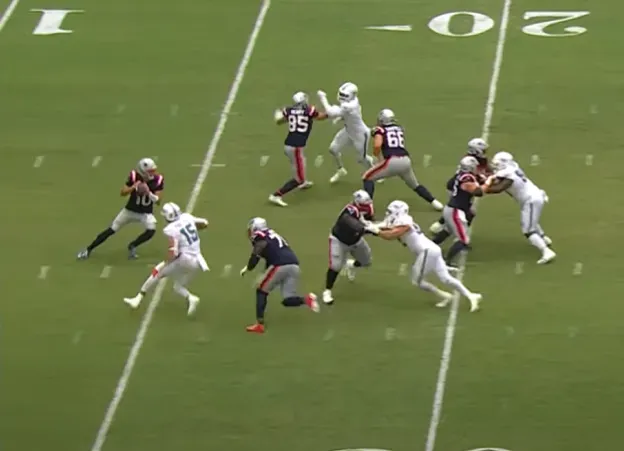 Drake Maye vs Dolphins