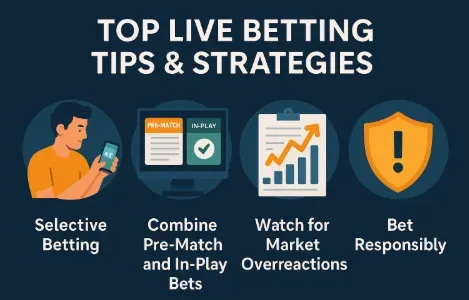 Image 151 - Banner with live betting tips and strategies.