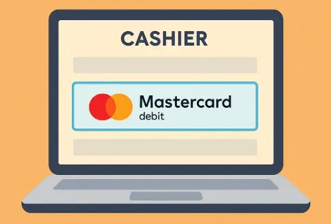 Mastercard - Product Photo with cashier interface.