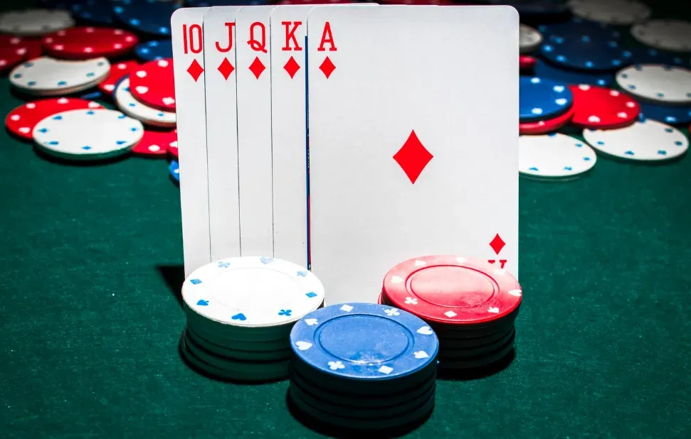 Image 181 - Product photo with poker cards and chips.
