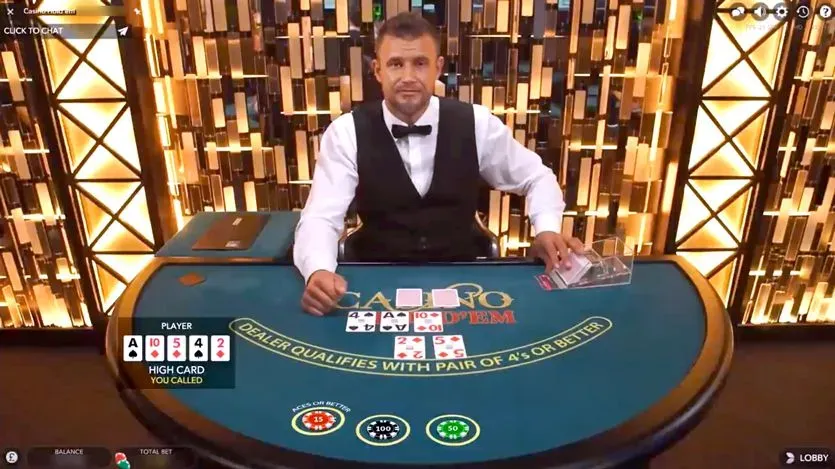 Image 193 - Casino Table Portrait with Dealer.