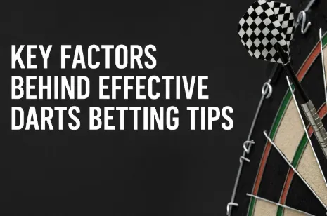 Image 220 - Banner with darts and betting tips.