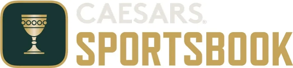 Caesars - Logo with a gold chalice icon.