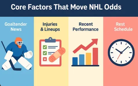 Image 260 - Banner with NHL odds factors illustration.