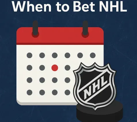Image 262 - Banner with NHL betting calendar.