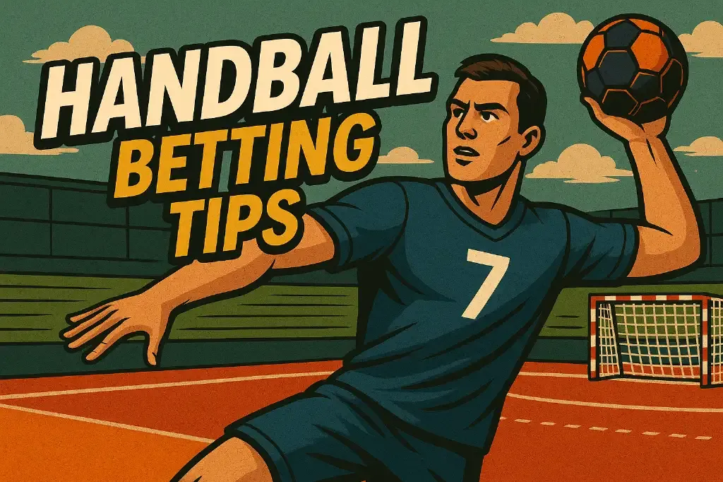 ChatGPT - Banner with handball betting tips.