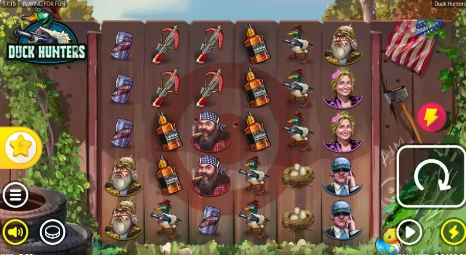 Duck Hunters - Game screenshot with hunting gear.