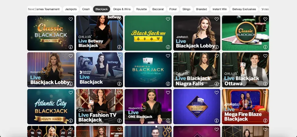 Classic Blackjack - Banner with dealer and cards.