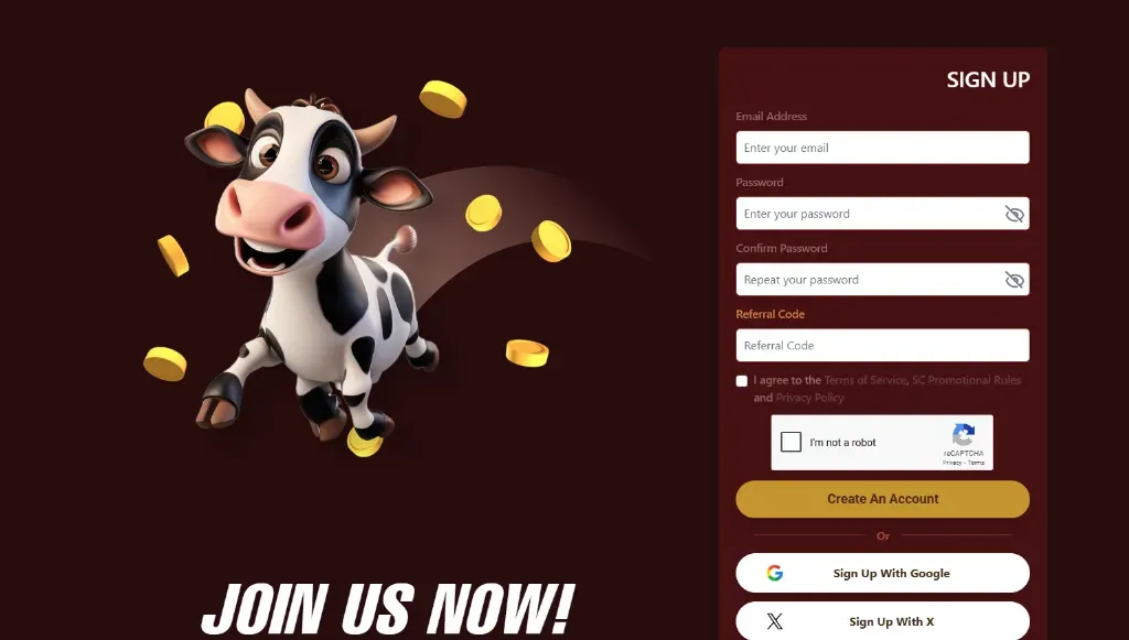 Image 28 - Banner with a cheerful cow and coins.