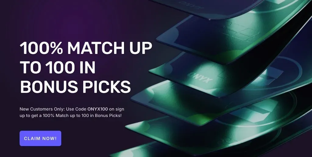 Onyx - Banner with bonus picks offer.