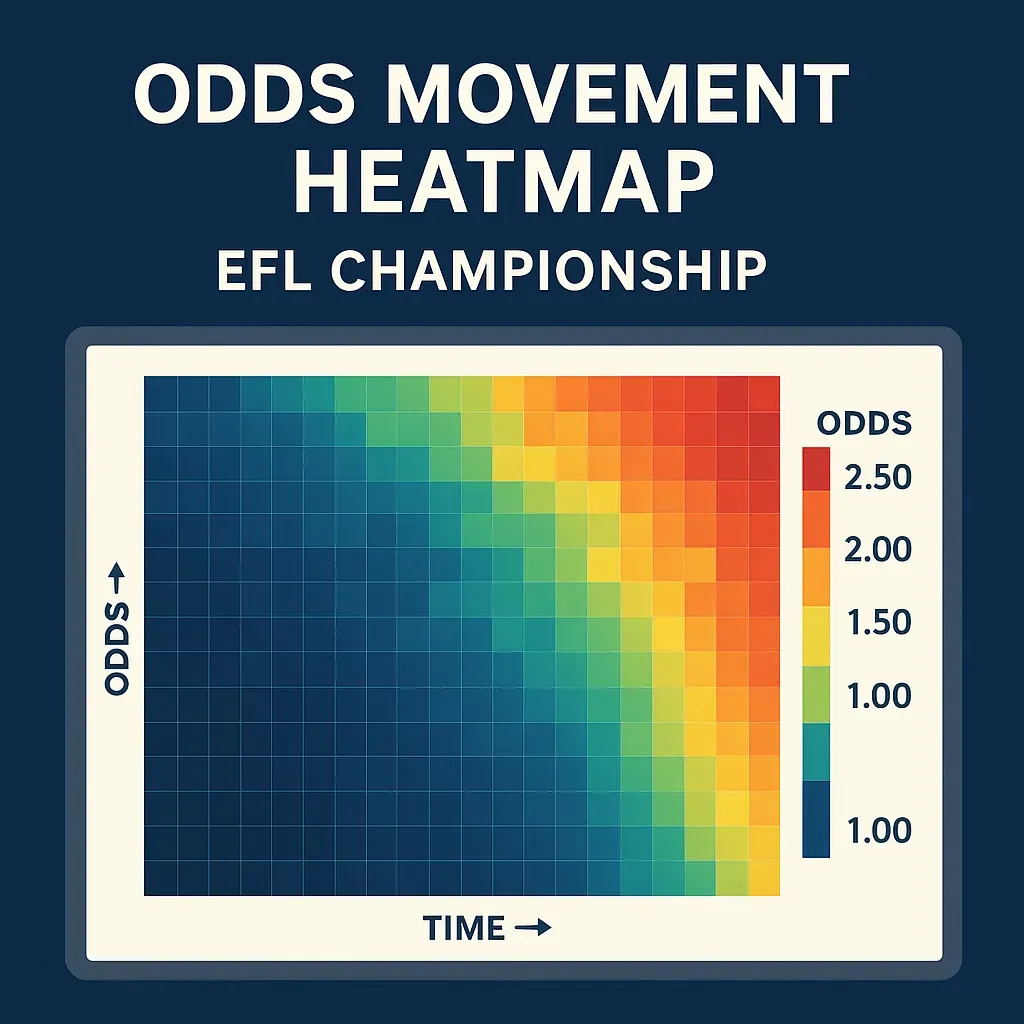 Odds Movement Heatmap - Chart with EFL Championship data.