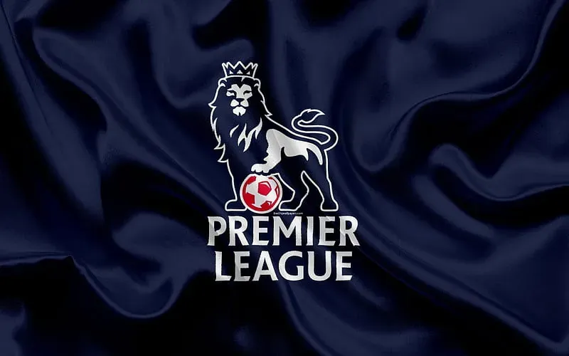 Premier League - Logo with lion and soccer ball.