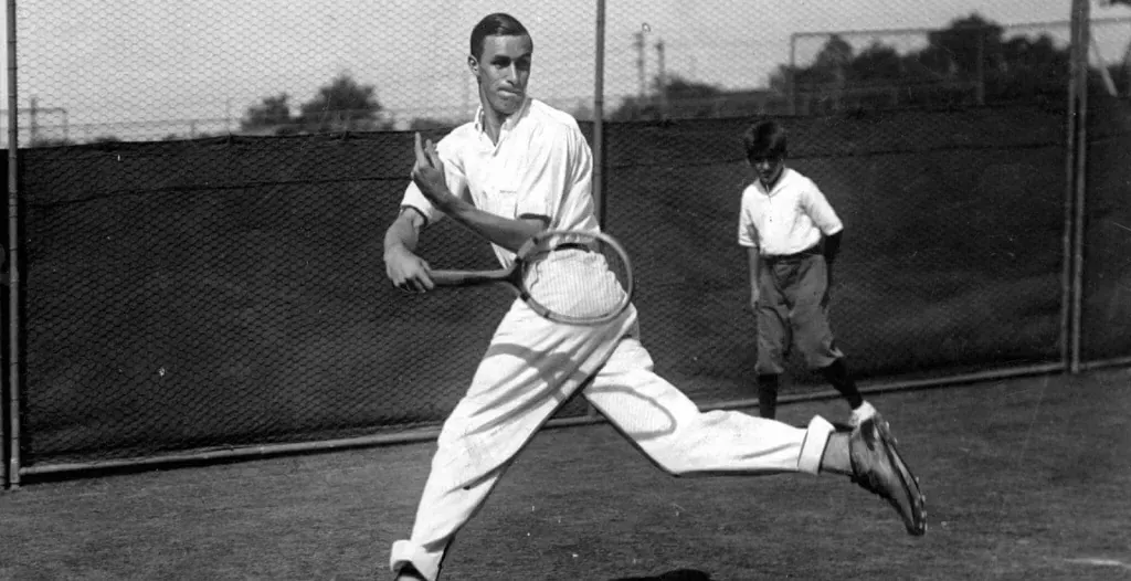 Image 65 - Portrait of a tennis player in action.