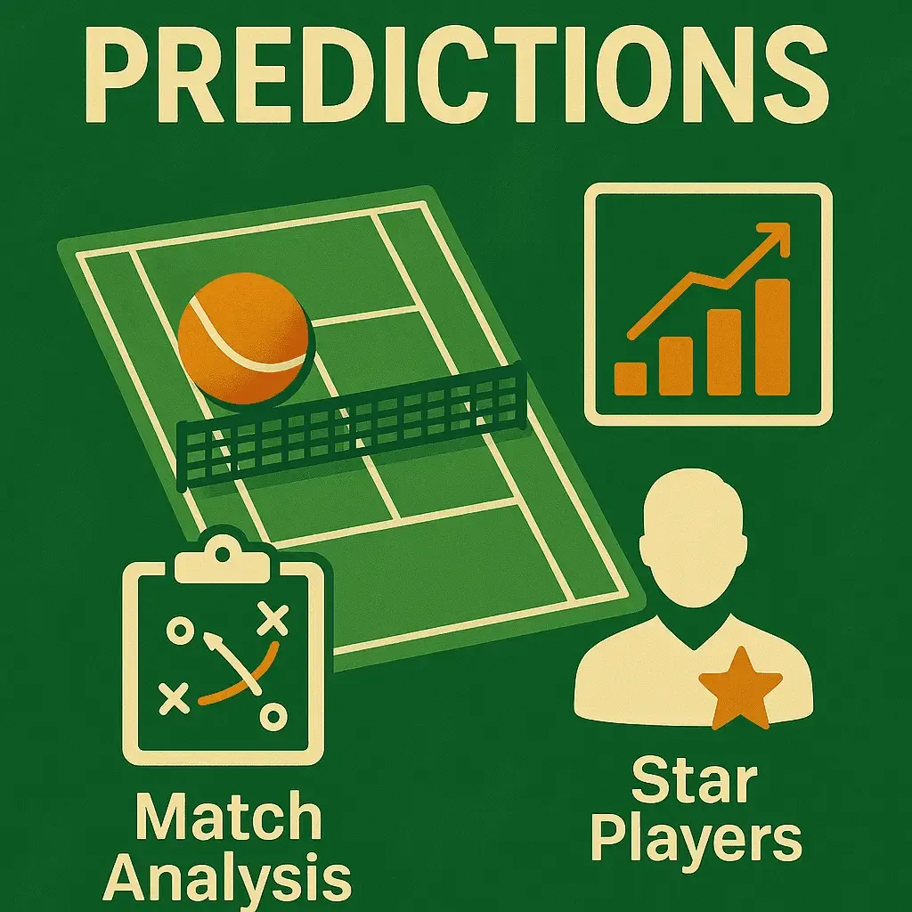 Wimbledon Predictions Guide - Banner with tennis elements