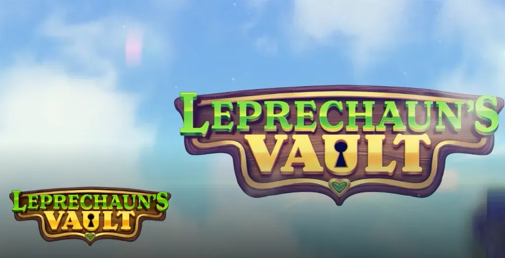 Leprechaun's Vault - Logo with a keyhole design.